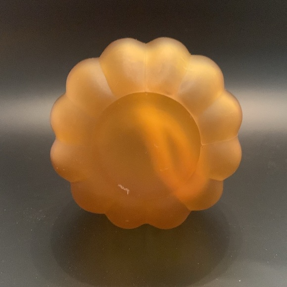 VINTAGE AROMATIC OIL DIFFUSER AMBER/ORNATE METAL CAP OLD WORLD STYLE GLASS - Picture 7 of 9